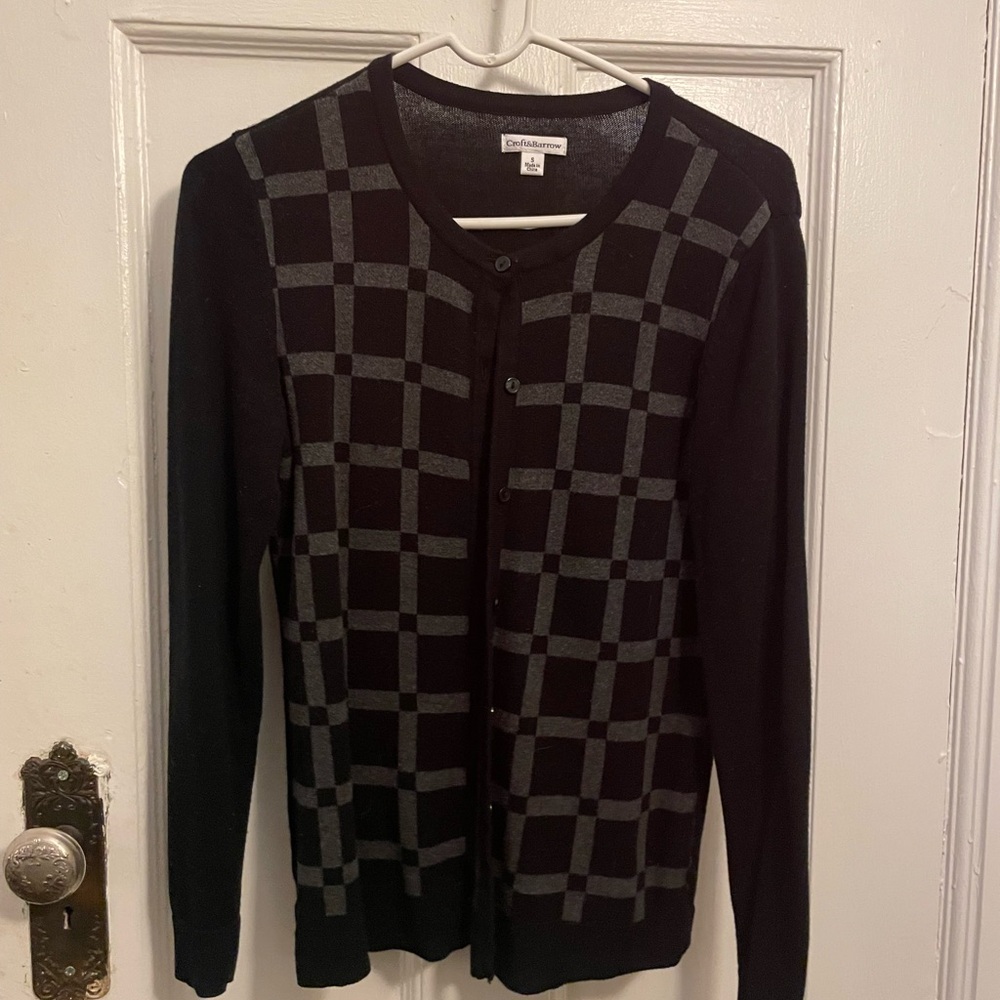 Black and Gray Sweater